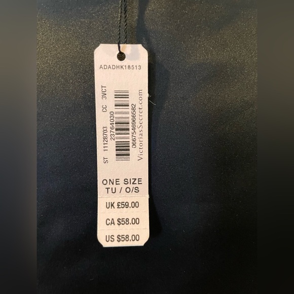 Victoria's Secret NWT Silky Ruffle Kimono Robe - Picture 7 of 10